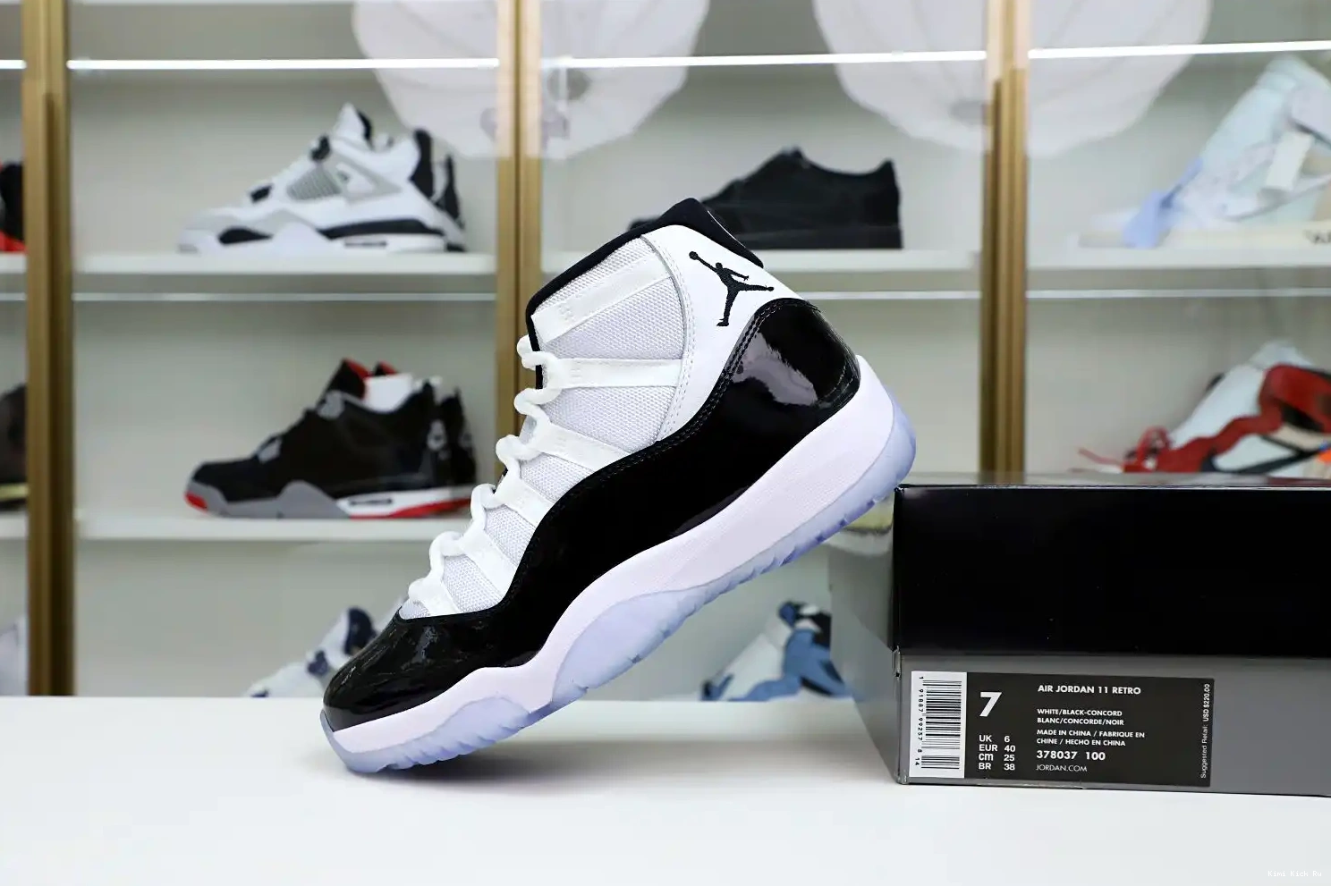 JORDAN 2018 11 RETRO AIR 'CONCORD' Kimikick 0610